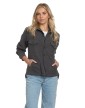 Shirt Jacket in Charcoal