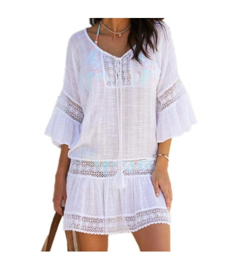 Bamboo Cotton Vintage Beach Dress
