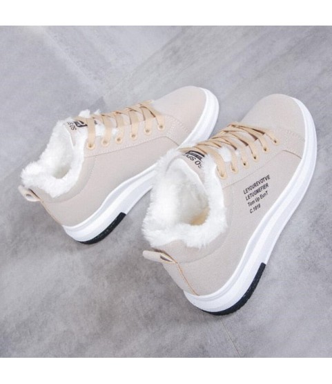 Cotton Female Thick-Soled Warm Snow Boot