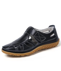 Women Hollow Flat Breathable Soft Sports Sandals