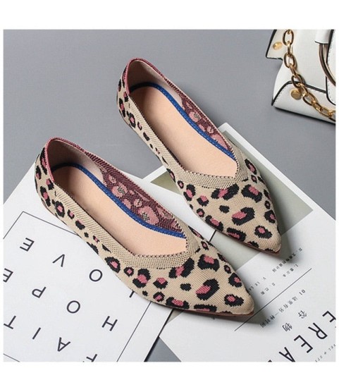 Leopard Print Shoes Casual Single Shoes
