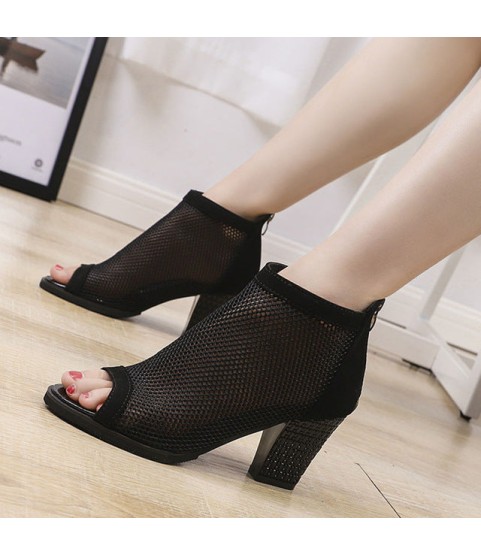 fashion butterfly-knot comfortable zipper sandals