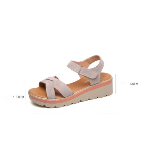 Leather Sandals Summer New Ladies Sandals Slippers