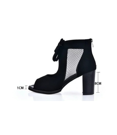 fashion butterfly-knot comfortable zipper sandals