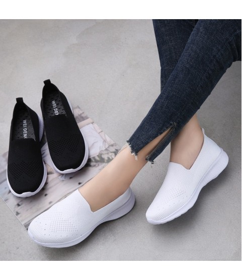 Women Comfortable Ballet Mesh Flats Breathable Sneakers