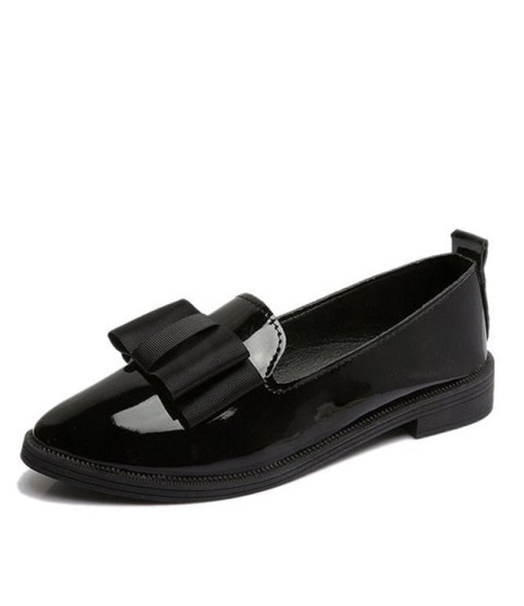 Autumn Flats Bowtie Slip On Loafers Shoes