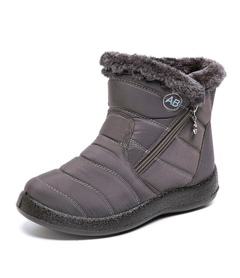 Warm Female Waterproof Padded Ankle Boots