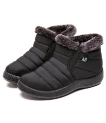 Warm Female Waterproof Padded Ankle Boots