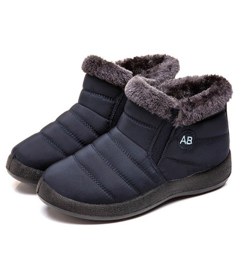 Warm Female Waterproof Padded Ankle Boots