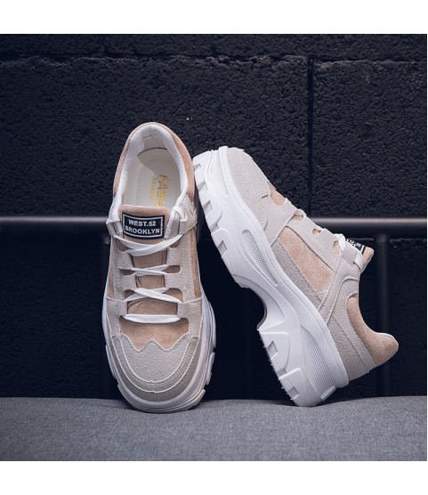 Platform Woman Boots Plush Casual Sneakers