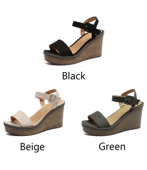 Platform Sandals Summer Wedges Casual Open Toe Heels