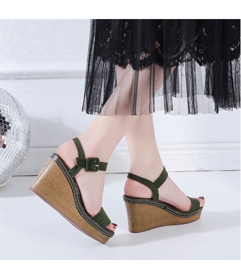 Platform Sandals Summer Wedges Casual Open Toe Heels