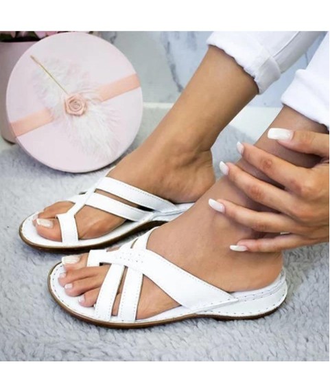 Gladiator Comfy Slippers  Roman Wedge Sandals