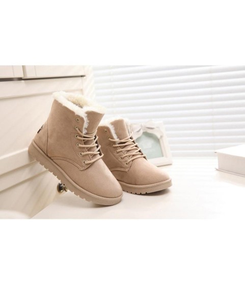 Fashion Snow Winter Boots Warm Fur Ankle Boots