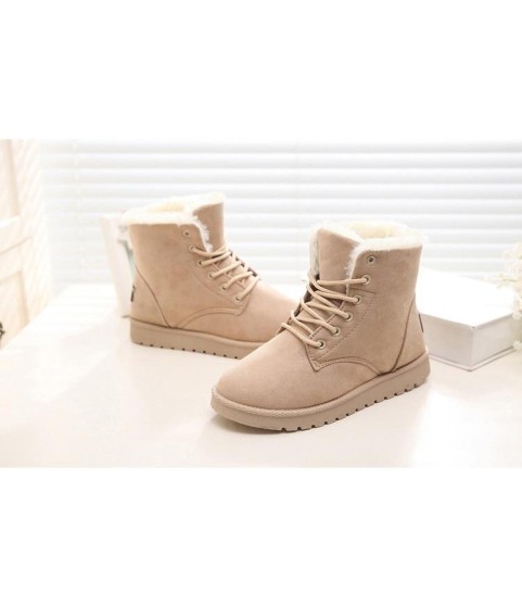 Fashion Snow Winter Boots Warm Fur Ankle Boots