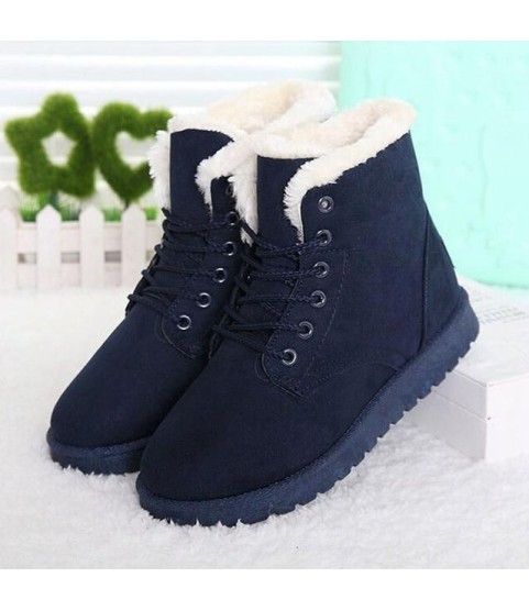 Fashion Snow Winter Boots Warm Fur Ankle Boots