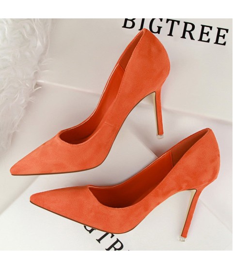 Women Pumps Fashion 9cm High HeelsCasual Pointed Toe