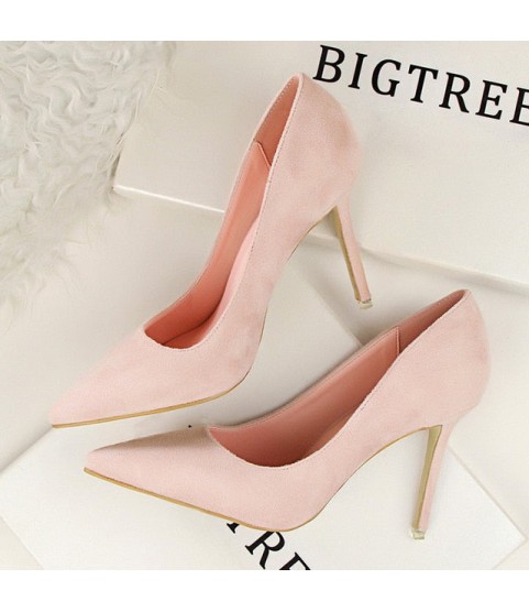 Women Pumps Fashion 9cm High HeelsCasual Pointed Toe
