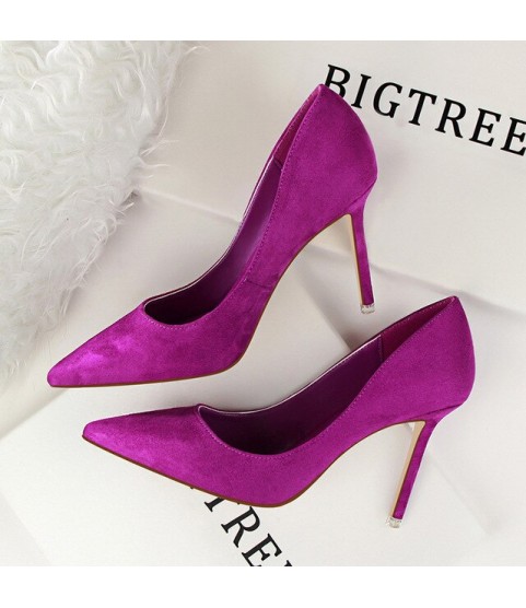Women Pumps Fashion 9cm High HeelsCasual Pointed Toe