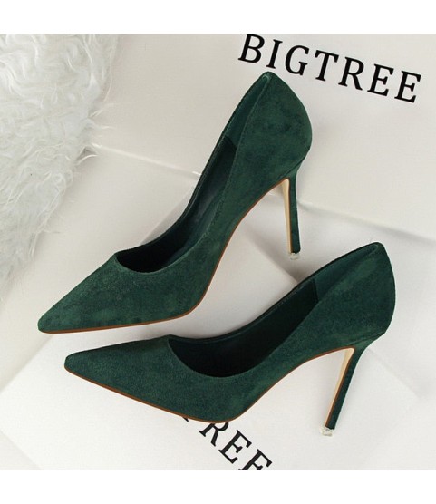 Women Pumps Fashion 9cm High HeelsCasual Pointed Toe