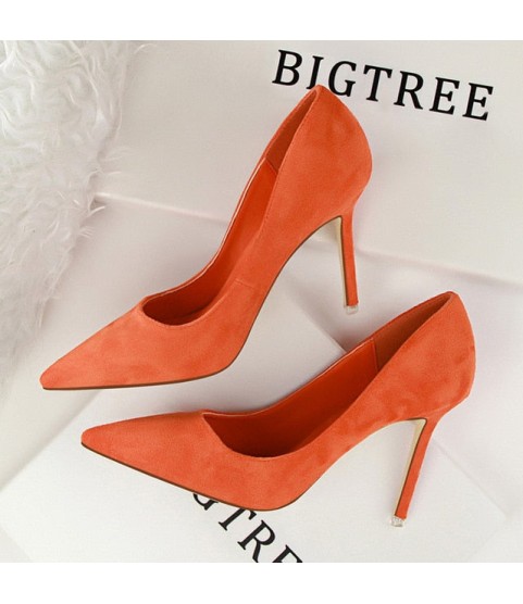 Women Pumps Fashion 9cm High HeelsCasual Pointed Toe