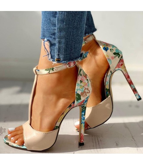 high heels with ankle strap peep toe pumps sandals