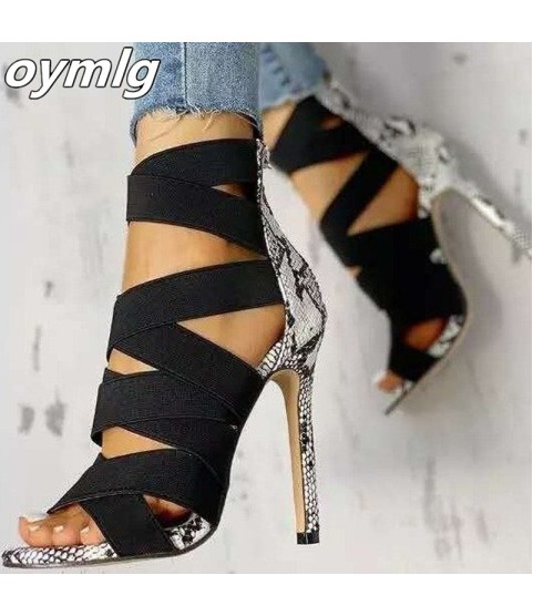 High Heels Gladiator Ankle Strap Sandals