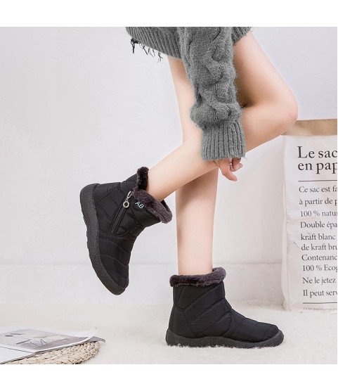 Waterproof Snow Plush Winter Warm Ankle Winter Shoes