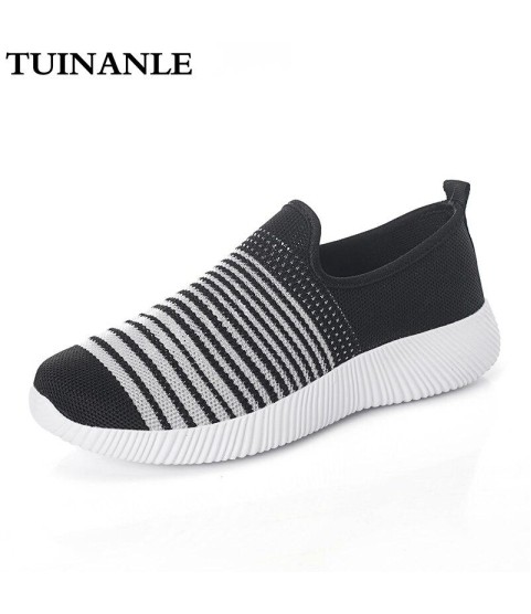 Loafers Shoes Mesh Flats Shoes Summer Slip-On Gingham