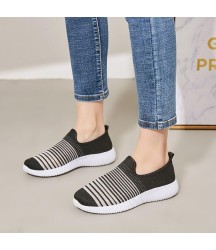 Loafers Shoes Mesh Flats Shoes Summer Slip-On Gingham