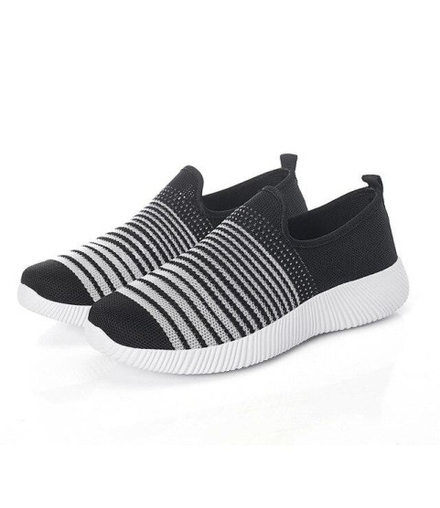 Loafers Shoes Mesh Flats Shoes Summer Slip-On Gingham