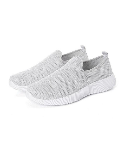 Loafers Shoes Mesh Flats Shoes Summer Slip-On Gingham