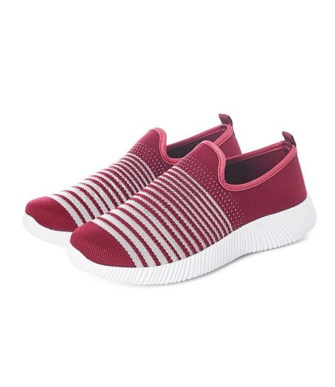 Loafers Shoes Mesh Flats Shoes Summer Slip-On Gingham