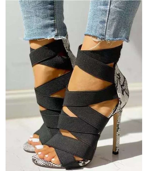 High Heels Gladiator Ankle Strap Sandals
