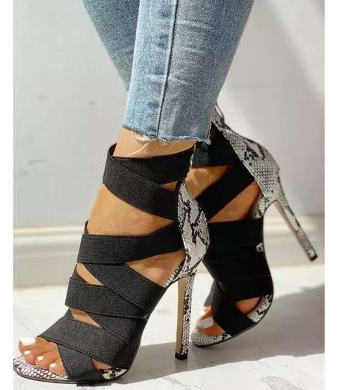 High Heels Gladiator Ankle Strap Sandals