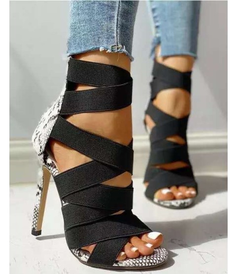 High Heels Gladiator Ankle Strap Sandals