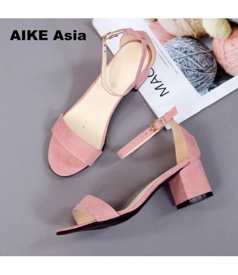 Summer Pumps Dress High Heels Boat Peep Toe Shoes