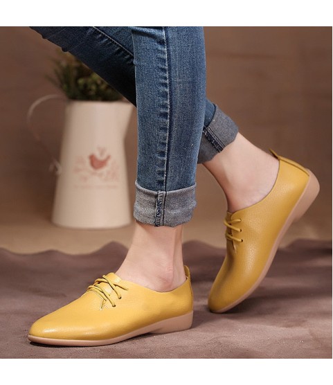 Genuine Leather Flats Fashion Casual Driving Loafers Moccasins Shoes