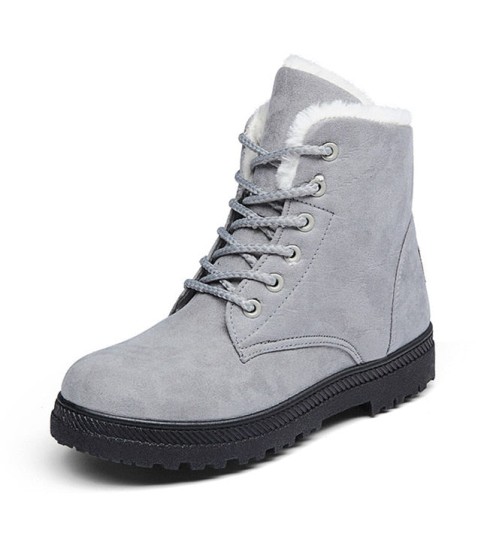 Women Snow Warm Plush Insole Winter Ankle Boots