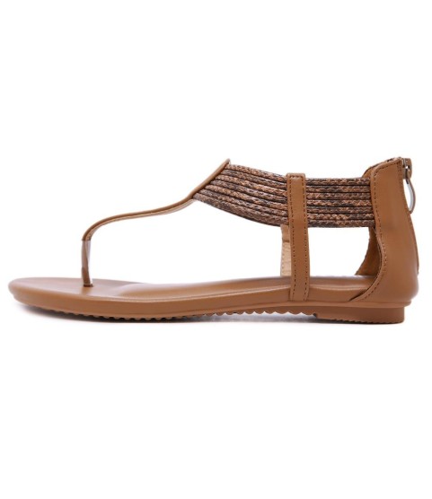 Flat Retro Gladiator Sandals  Boho Bohemia Beach Strap Sandals