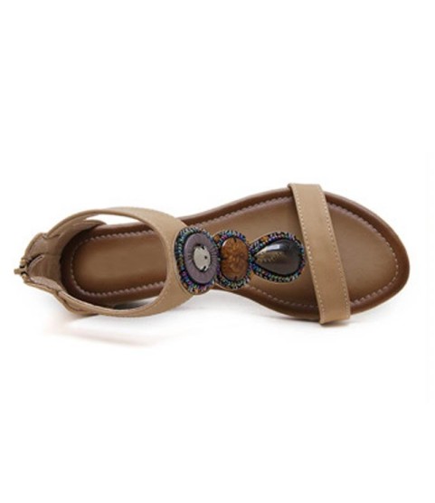 Bohemia Beach Sandals Sweet Ladies Brand Shoes