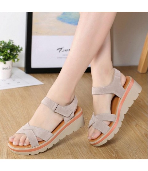 Leather Sandals Summer New Ladies Sandals Slippers