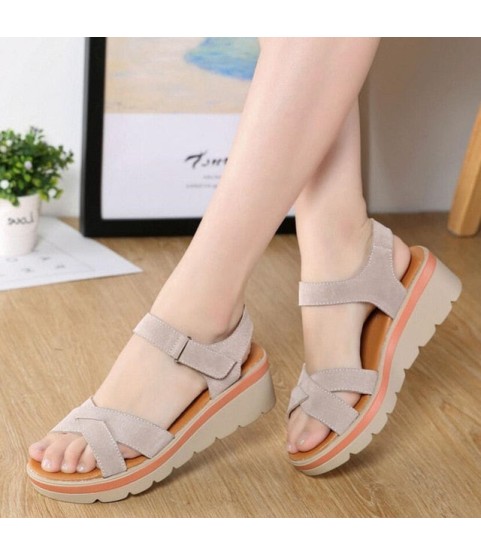 Leather Sandals Summer New Ladies Sandals Slippers