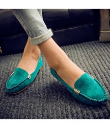 Loafers Candy Color Slip on Flat Shoes