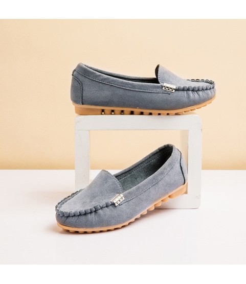 Loafers Candy Color Slip on Flat Shoes