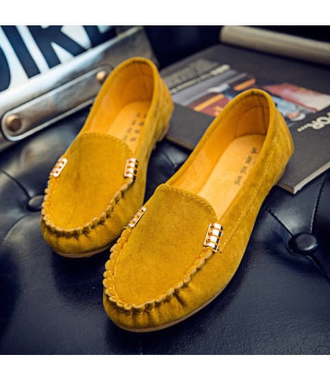 Loafers Candy Color Slip on Flat Shoes