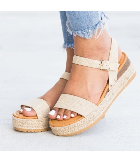 Wedges High Heels Chaussures Platform Sandals