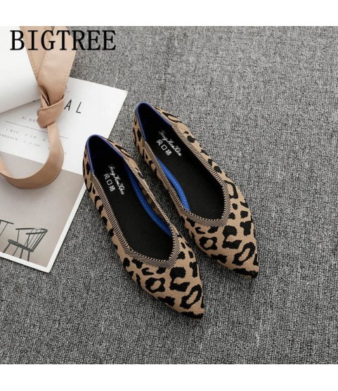 leopard creepers loafers flat shoes