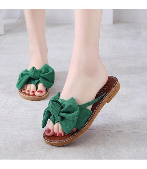 Flat  beaded fashion low slope slippers Sandals
